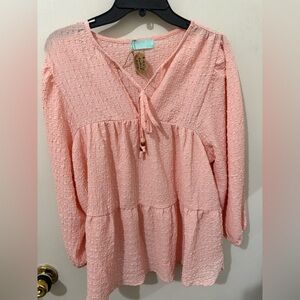 NEW Kristine Leah Design blush pink size M brand New with tag